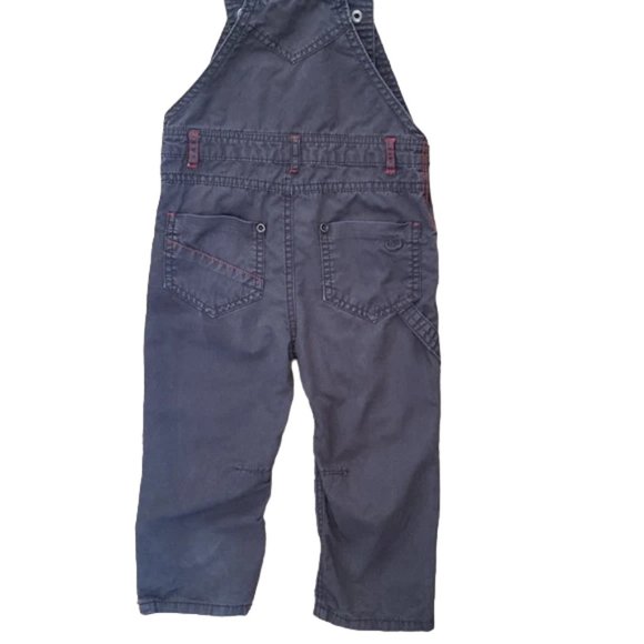 Trois Moutons Charcoal Gray Cotton Overalls 2T - Picture 12 of 12